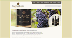 Desktop Screenshot of castlerockwinery.com